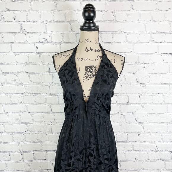 ISABEL MARANT NWT RAIZAMA Black Halter DRESS 6 - Picture 7 of 13
